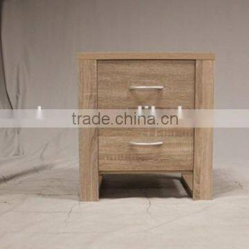 Wooden particle board bedside table