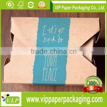 Top Kraft Food Packaging Box