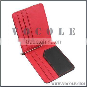 wholesale price made in china multiple function stainless steel money clip card holder