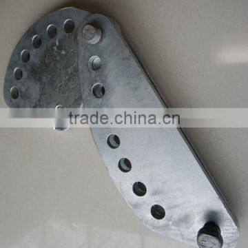 Power link steel adjusting plate