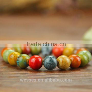 Ceramic Jewelry Glaze bead bracelet