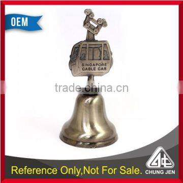 Custom design shape metal small bell/dinner bell for sale