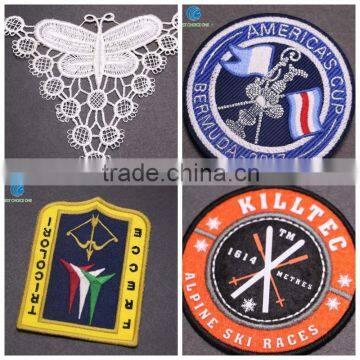 Wholesale Cheap Fashion Woven Embroidered Patches And Badges Custom Embroidery Patch