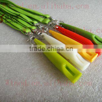 Plastic Horse/Dog Training Whistle with Lanyard, colorfull special frequency for training animal