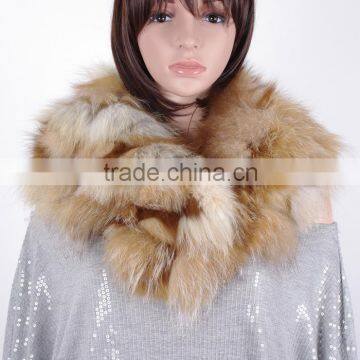 Ladies European Style Real Fox Fur Scarf KZ140026