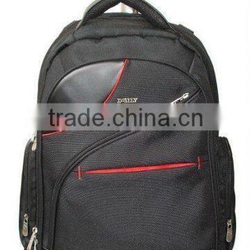 16" black laptop backpack with trolley