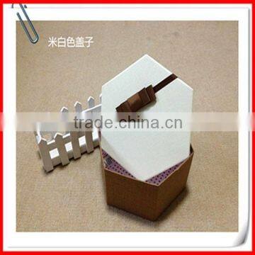 Fancy Special Polygonal Brown Color Candy Storage Paper Gift Box Wholesale photo-2