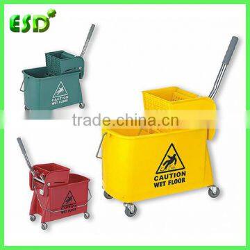 ESD Industrial Cleaning Mop Trolley,Mini Mop Wringer