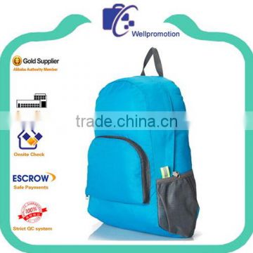 wellpromtion hot selling promotional fashion cheap foldable backpack                        
                                                Quality Choice