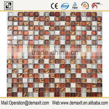 mosaic frost glass mix marble for wall