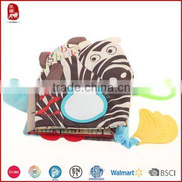 Sedex EN71 Certification Eco Friendly Popular Baby Educational Toys Soft Fabric Cloth Books For Kids photo-5
