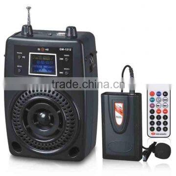 Mini Portable Waistband Voice Amplifiers/Portable teaching voice amplifier/Wireless microphone portable voice amplifier speaker