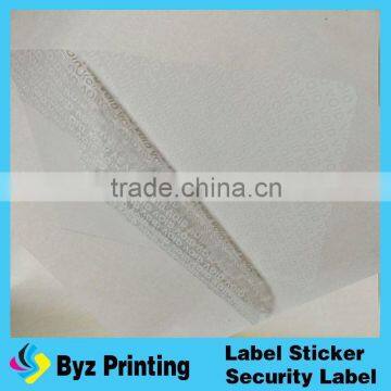 hot sale Anti-counterfeiting Scratch off sticker in Lidun brand