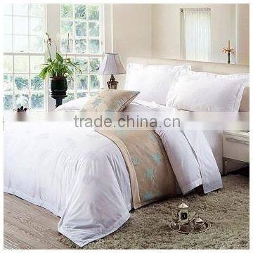 100 Cotton Hotel Bed Linen Jacquard Flower Bedding Set