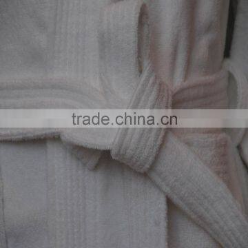 Terry Bathrobe White Hotel Warm Bathrobe Luxury Robe