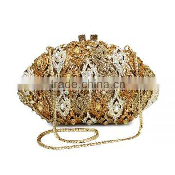 Beautiful Wholesale Rhinestone Handbag Crystal Stone Party Evening Clutch Bag (88138A-G) photo-2