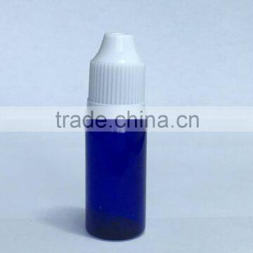 10ml pet deep blue plastic eye dropper bottle with screw cap,medicine bottle, eye drops bottle