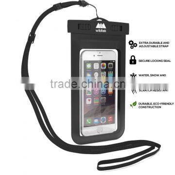 Eco-friendly 0.30mm PVC Waterproof Case With Matching ABS Clip and Lanyard for IPhone 6, Compatible Note 4/N3/N2/i6/I5/5S/5C/I4 photo-2