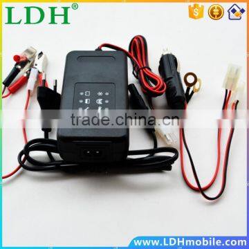 Wholesale 12V Car Battery Charger Desulfating Alligator Plug Battery Ternimal And Cigarette Plug 50pcs/Lot