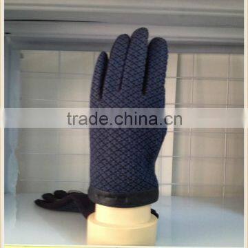 2016 New Design AB Grade Houndstooth Fabric Thin Cycling Gloves