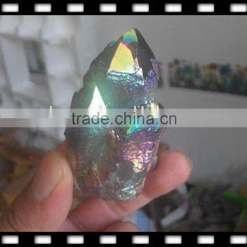 healing low price rainbow spirit cactus raw artifical quartz stone