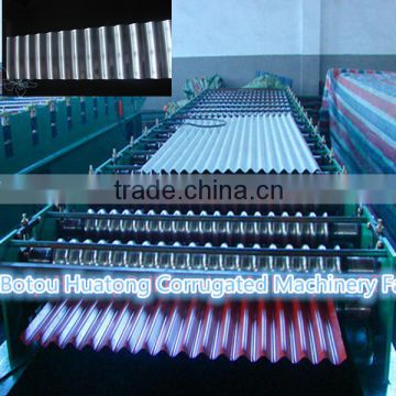 Building Corrugated steel roof tile roll forming machine