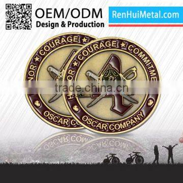 Wholesale OEM marine corps metal souvenir coin