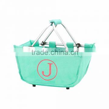 Wholesale Boutique Easter Basket Monogrammable Mini Canvas Market Tote photo-2