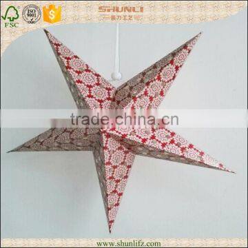 Nude Chinese Paper Star Lanterns for Christmas photo-5
