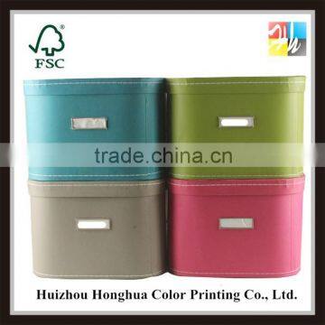 excellent custom designs square paperboard 1500gsm storage box