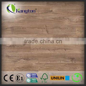 Kangton AC4 Bleached Rustic Oak Laminate Wood Flooring with good Selling