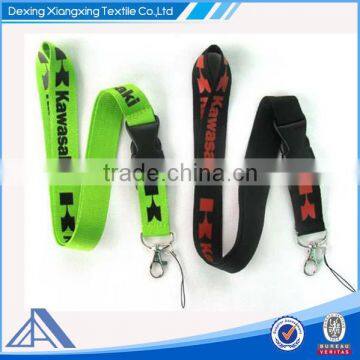 Promotional cheap Polyester Lanyard with logo/Polyester lanyard/custom nylon lanyard