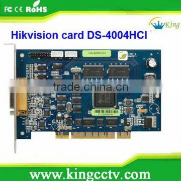 hot selling ds-4004hci cctv pci dvr video capture card dvr pci card