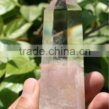 Rare NATURAL hair QUARTZ CRYSTAL point Healing+Internal stone
