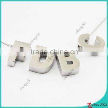 Ladies Silver 26 Letters Charm Link Chain Necklace photo-3