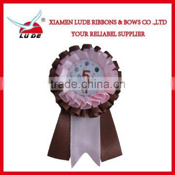 Factory High Quality Green Award Ribbon Rosette Wholesale photo-1