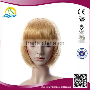 New arrival Heat Resistant Fibre Synthetic topper wholesaler wigs