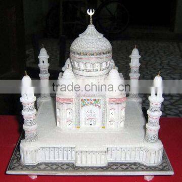 White Marble Taj Mahal Replica