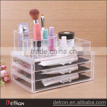 4 Tiers cosmetic display acrylic stand