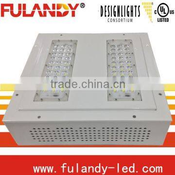 LED-футлярный прожектор для наружного освещения современного типа с верхним и нижним освещением (АЗС)
