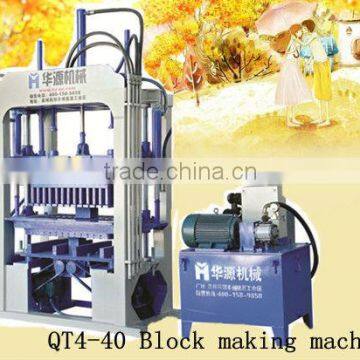QT4-40 concrete block making machine HYM