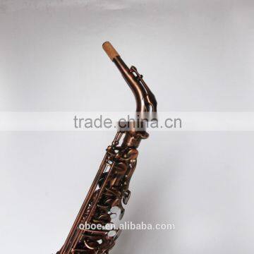 Professional Woodwind Musical Instrument Alto Saxophone With Antique Surface Finish Wholesale photo-2