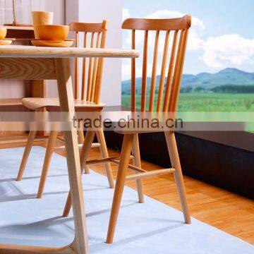 A Manchurian Ash Chair China Top Quality Dining Chair Without Armrest / Modern Wooden Chair photo-4