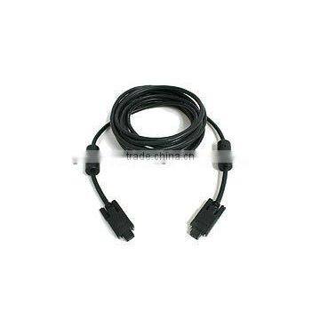 1394b 9pin to 9pin Cable With Locking Screws and Ferrite Cores at Each End