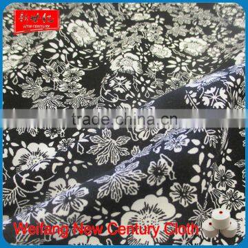china suppliers wholesale cheap printed 100% rayon fabric, viscose fabric for women dress