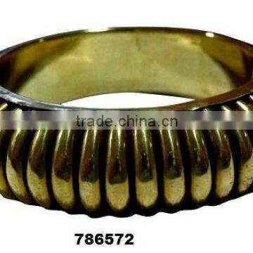 Indian Brass Metal Polished Fashion Bangle, Bracelet