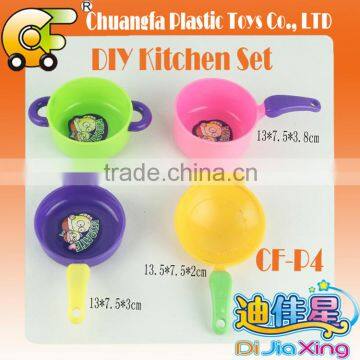 China plastic toys mini cooking tool toys kitchen toys plastic pot