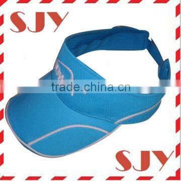 UV protection custom plain sun visor with embroidery