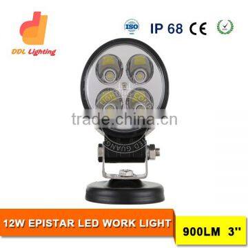 waterproof 12v&24v 12R 12w Led Work Light,off-road Tractor Led Working Lamp Led Flood/spot Beam Worklight