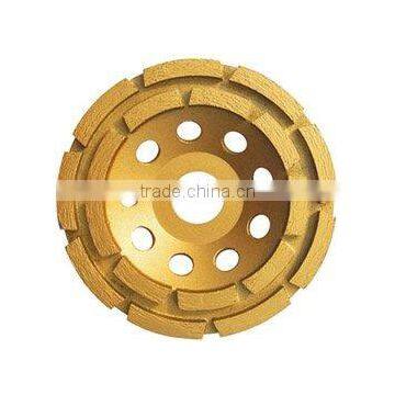 diamond double raw cup grinding wheel